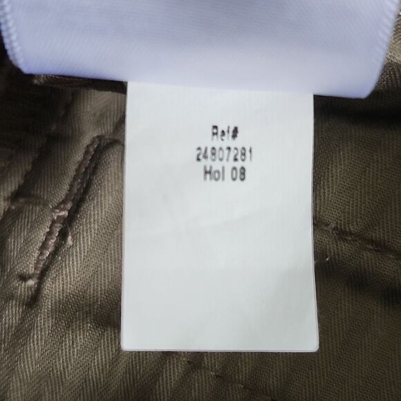 Eddie Bauer Blakely Fit, 96% cotton, wide leg, flat front chino khaki pants, 10S - Picture 10 of 11